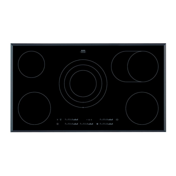GRADE A3 - AEG HK955070FB Touch Control 90cm Wide Ceramic Hob - Black