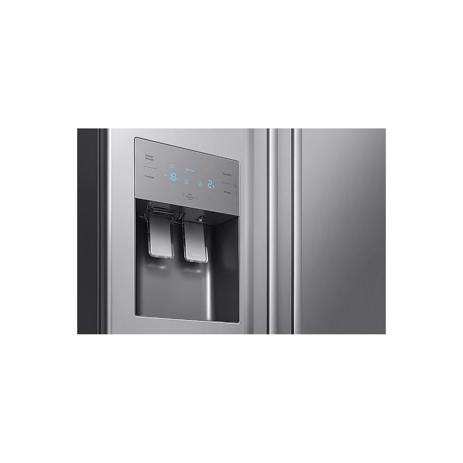 Refurbished Samsung RS50N3513SL 501 Litre American Fridge Freezer