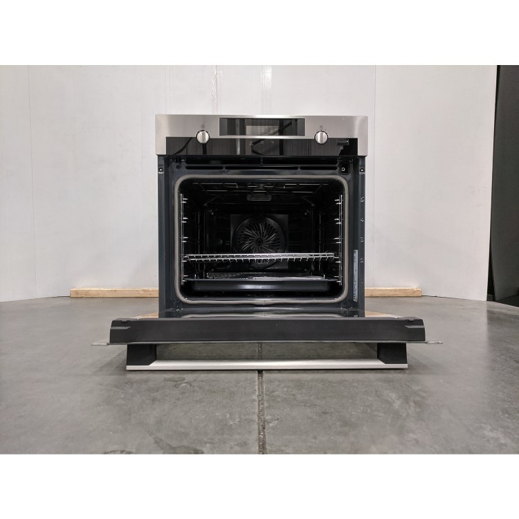 Refurbished AEG Self Cleaning Electric Single Oven with Food Sensor - Stainless Steel