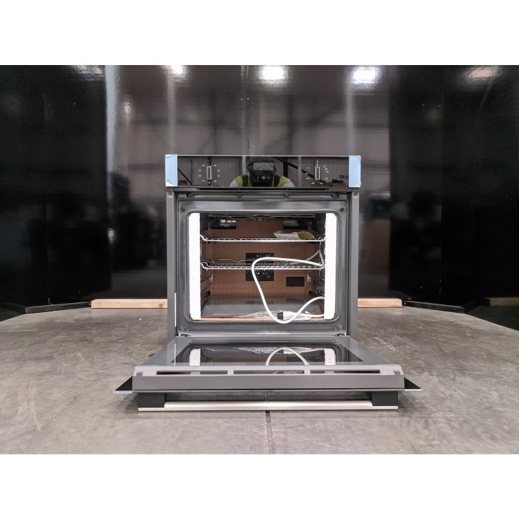 Refurbished Neff N50 B1ACE4HN0B 60cm Single Built In Electric Oven with Catalytic Cleaning Stainless Steel
