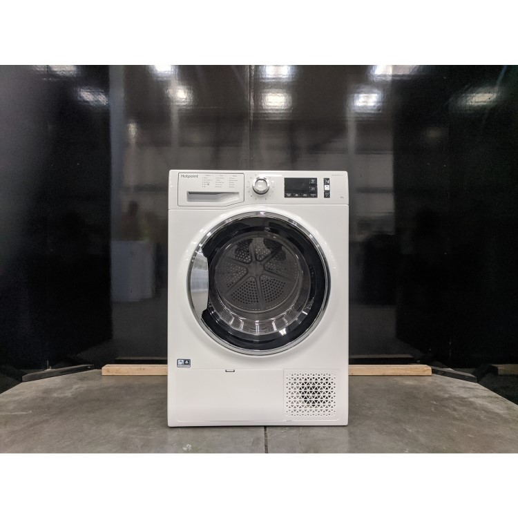 Refurbished Hotpoint ActiveCare NTM1182XB Freestanding Condenser 8KG Tumble Dryer With Heat Pump White