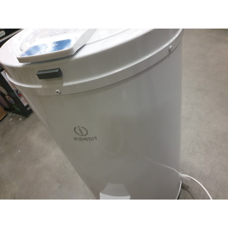 Refurbished Indesit NISDG428 Freestanding 4KG Spin Dryer With Gravity Drain White