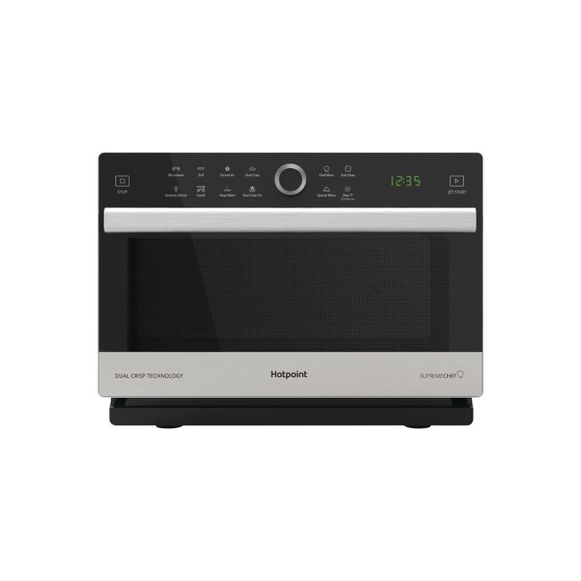 GRADE A2 - Hotpoint MWH338SX 900W 33L Freestanding Combination Microwave Oven - Stainless Steel