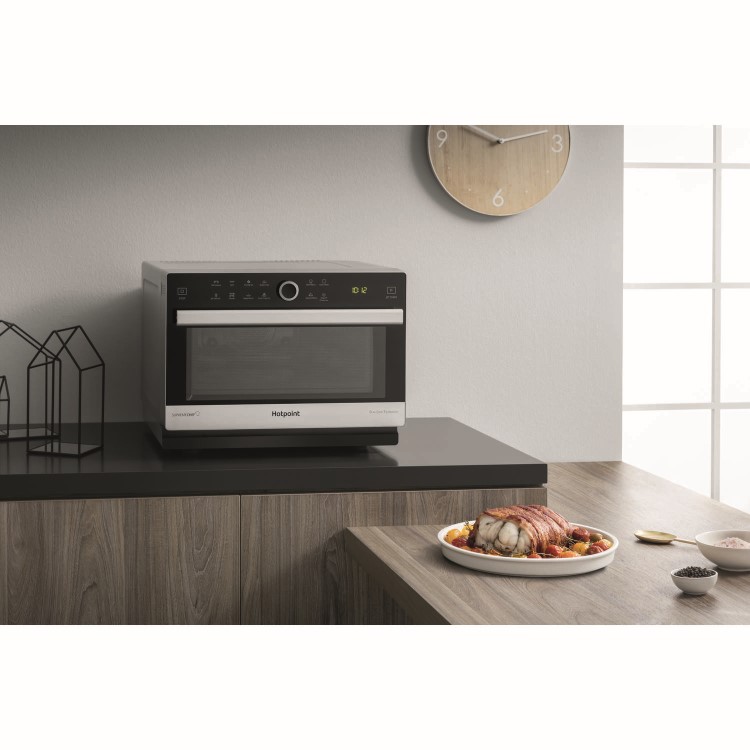 GRADE A2 - Hotpoint MWH338SX Supreme Chef 33L Combination Microwave Oven - Stainless Steel