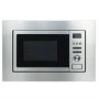 GRADE A2 - electriQ 20L built-in digital Microwave with Grill in Stainless Steel