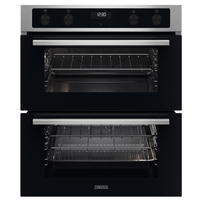 Zanussi Series 20 Electric Built Under Double Oven with Catalytic Liners - Stainless Steel