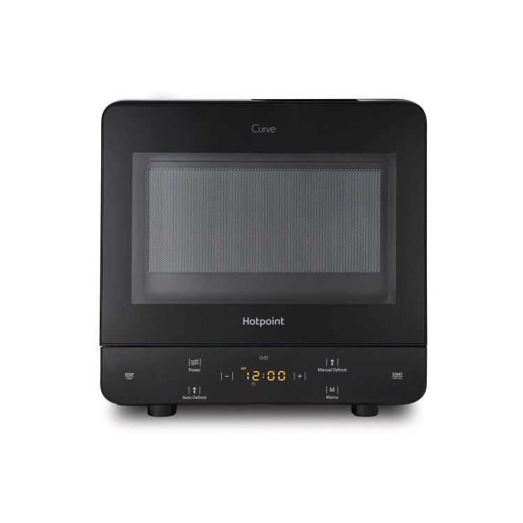 GRADE A2 - Hotpoint MWH1331B XtraSpace Curve 13L Digital Microwave - Black