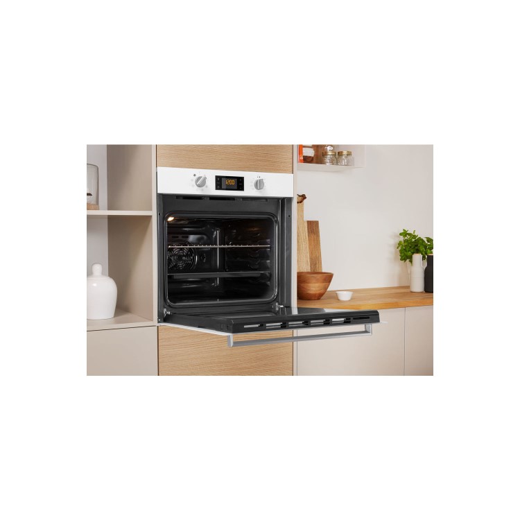 Indesit Aria Electric Fan Single Oven - White