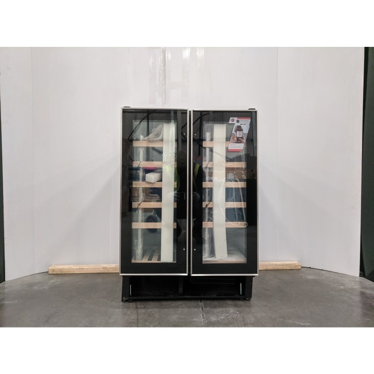 Refurbished Hoover HWCB60DUK/N Integrated 46 Bottle Dual Zone Wine Cooler Black