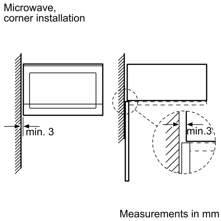 GRADE A2 - Siemens BF525LMS0B iQ500 20L Built In Microwave Oven For a 60cm Slim Depth Cabinet - Stainless Steel