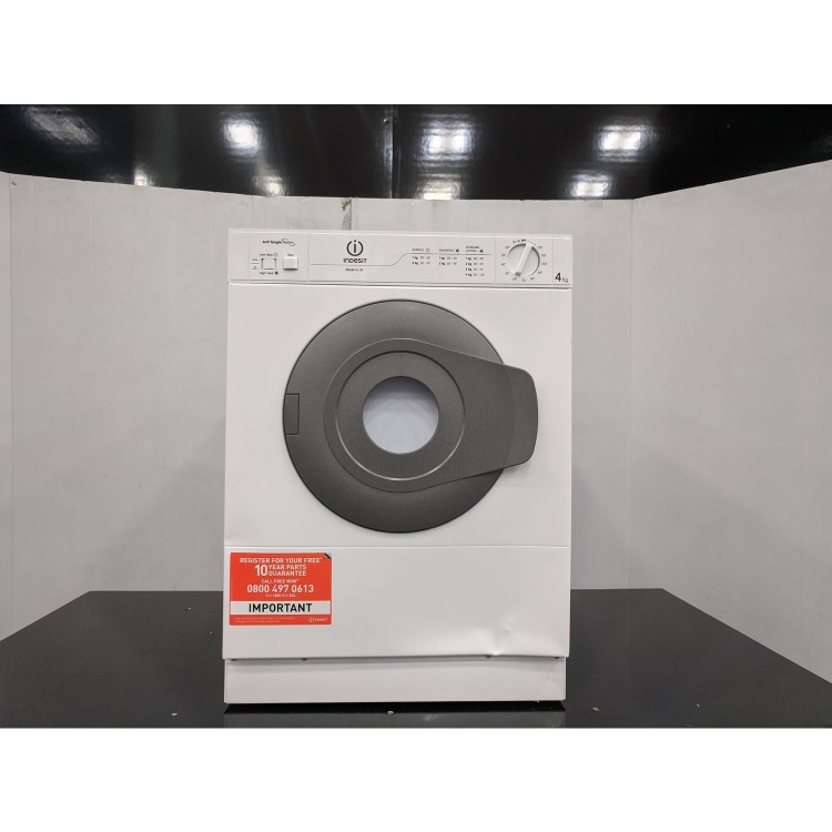 Refurbished Indesit NIS41V Freestanding Front Vented 4KG Tumble Dryer White