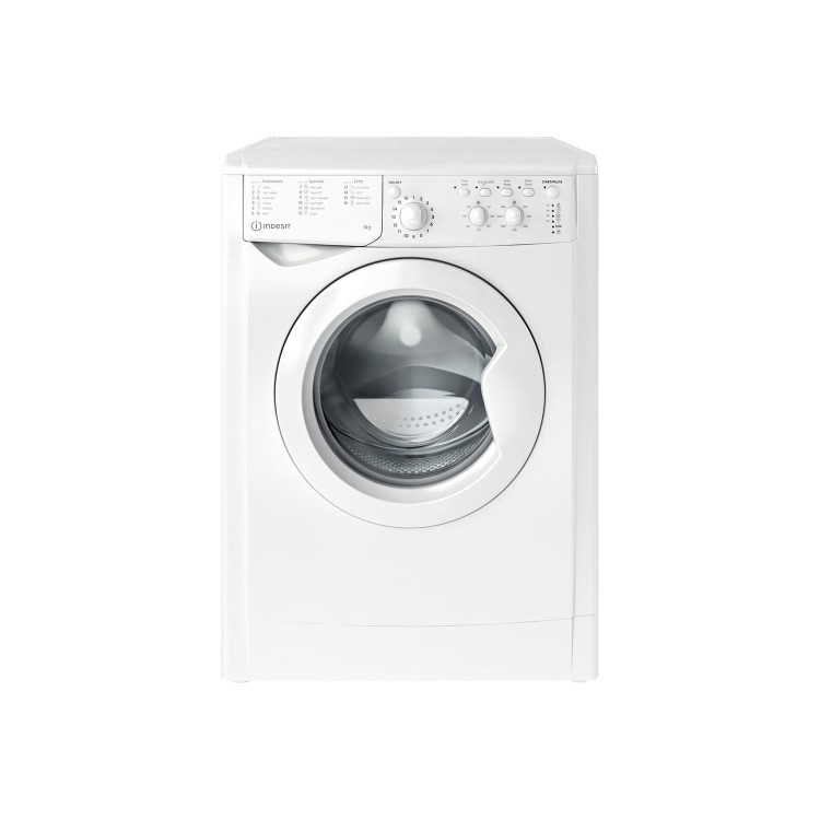 Refurbished Indesit Ecotime IWC81283WUKN Freestanding 8KG 1200 Spin Washing Machine White
