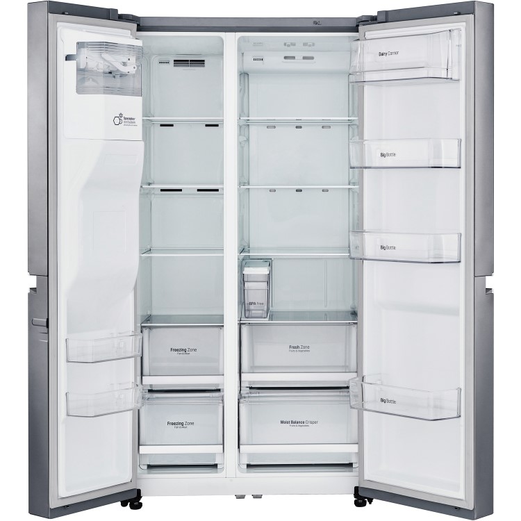 Refurbished LG GSL761PZXV Freestanding 601 Litre American Fridge Freezer
