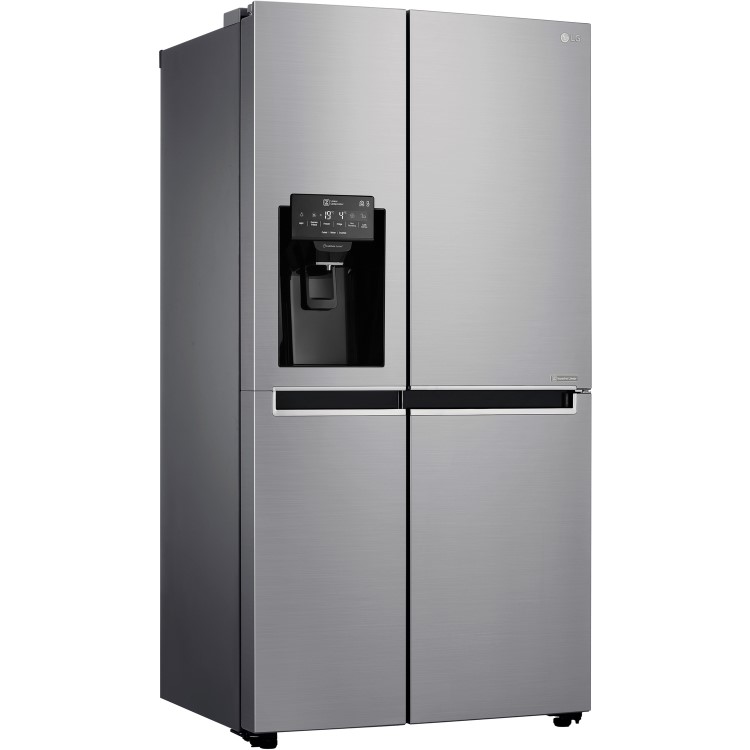 GRADE A2 - LG GSL761PZXV Side-by-side American Fridge Freezer With Non-plumb Ice & Water Dispenser Shiny Steel