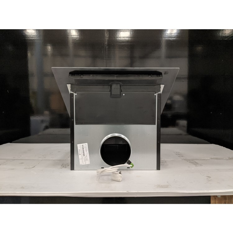 Refurbished Bosch Serie 4 DWK67CM60B 60cm Touch Control Angled Chimney Cooker Hood Black