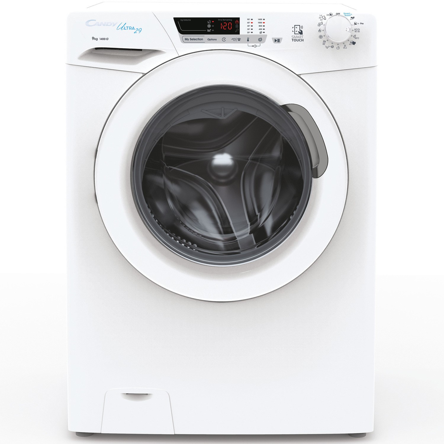 Candy Ultra 9kg 1400rpm Freestanding Washing Machine White HCU1492DE
