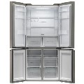 Refurbished Haier HTF-540DP7 Freestanding 500 Litre 60/40 American Fridge Freezer Stainless Steel