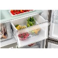 Refurbished Haier HTF-540DP7 Freestanding 500 Litre 60/40 American Fridge Freezer Stainless Steel