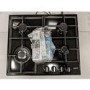 Refurbished Zanussi Series 40 ZGNN645K 60cm 4 Burner Gas Hob with Wok Burner Black