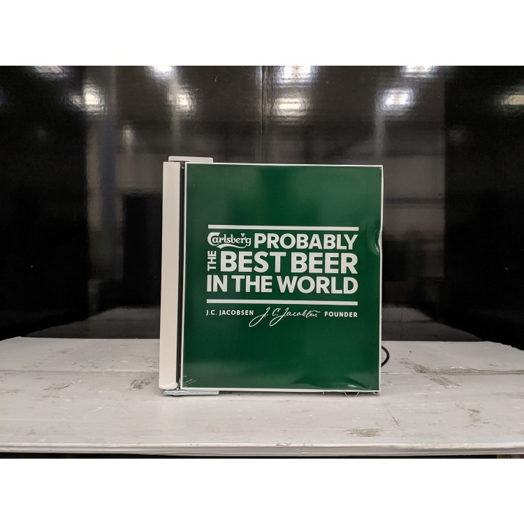 Refurbished Husky HU269 46 Litre Mini Fridge Drinks Cooler Carlsberg