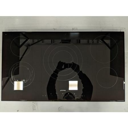 Refurbished Smeg SE395ETB 90cm 5 Zone Ceramic Hob