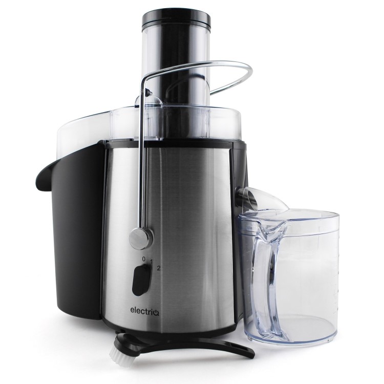 Refurbished electriQ Whole Fruit Centrifugal 990W Power Juicer Stainless Steel