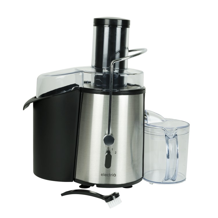 Refurbished electriQ Whole Fruit Centrifugal 990W Power Juicer Stainless Steel