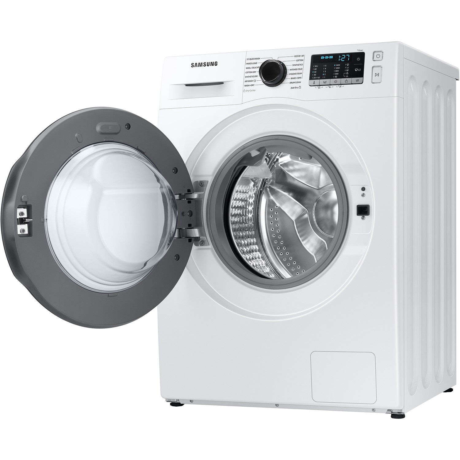 white samsung washer dryer