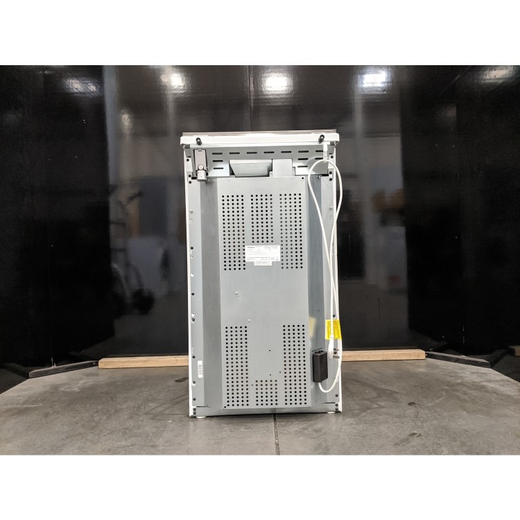 Refurbished Hotpoint HD5G00CCW 50cm Double Cavity Gas Cooker with Lid White