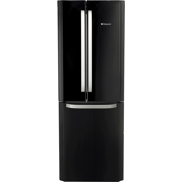 Refurbished Hotpoint FFU3DK1 Freestanding 446 Litre 60/40 Fridge Freezer Black