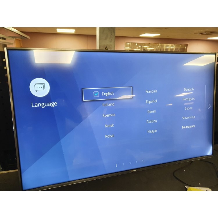 Refurbished Hisense 55" 4K Ultra HD with HDR10 LED Freeview HD Smart TV without Stand