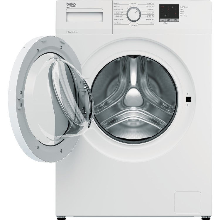 Refurbished Beko WTK62053 Freestanding 6KG 1200 Spin Washing Machine White