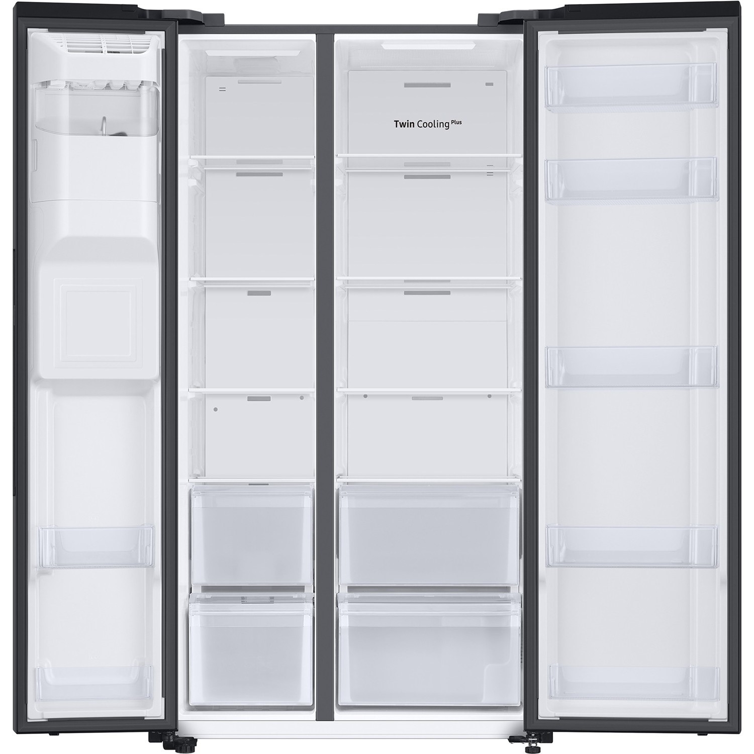 Samsung 609 Litre SideBySide American Fridge Freezer Black