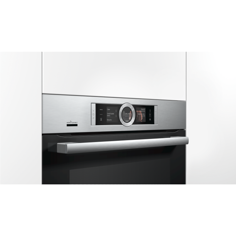 Bosch HRG6769S6B Series 8 Self Cleaning Single Oven with Steam Function - Stainless Steel