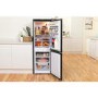 Refurbished Indesit IBD5515B1 Freestanding 208 Litre 60/40 Fridge Freezer Black