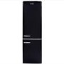 Refurbished Amica FKR29653B Freestanding 244 Litre 60/40 Retro Fridge Freezer Black
