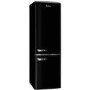 Refurbished Amica FKR29653B Freestanding 244 Litre 60/40 Fridge Freezer Black