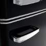 Amica 244 Litre 60/40 Retro Freestanding Fridge Freezer - Black