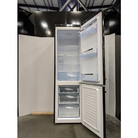 Refurbished Amica FKR29653B Freestanding 244 Litre 60/40 Retro Fridge Freezer Black