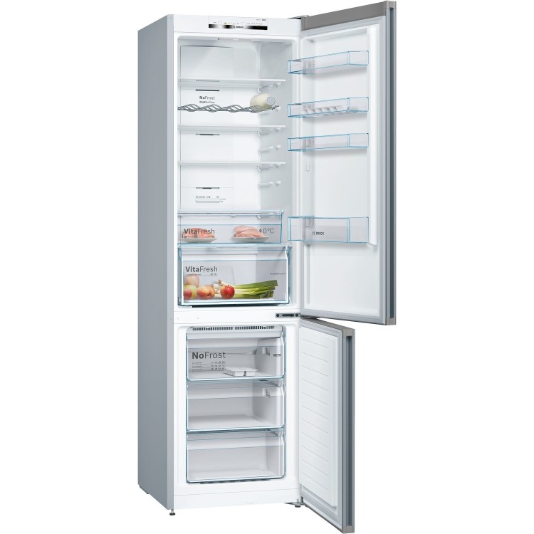 Refurbished Bosch Serie 4 KGN39VLEAG Freestanding 366 Litre 70/30 Frost Free Fridge Freezer