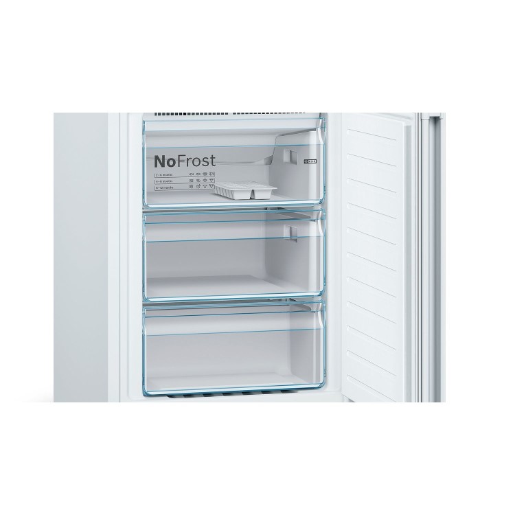 Refurbished Bosch Serie 4 KGN39VLEAG Freestanding 366 Litre 70/30 Frost Free Fridge Freezer