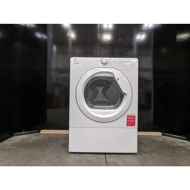 Refurbished Hoover HLEV10LG-80 Freestanding Vented 10KG Tumble Dryer White
