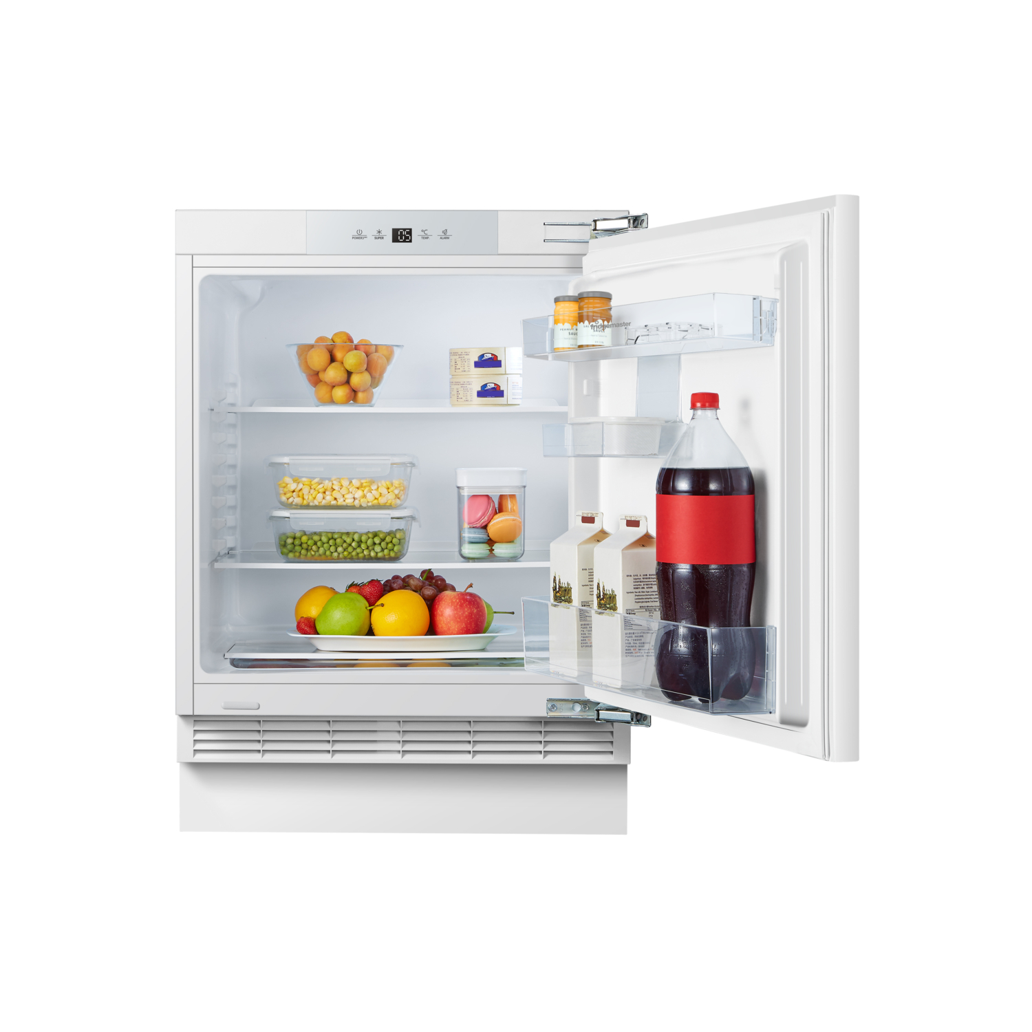 Refurbished Fridgemaster MBUL60138MF Integrated 138 Litre Under Counter Larder Fridge A2