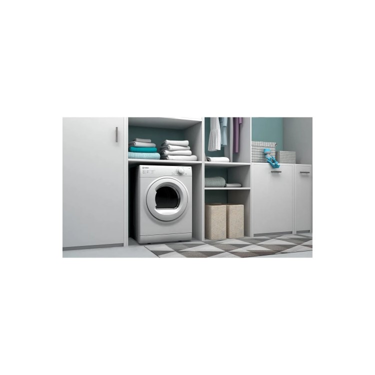 Refurbished Indesit I1D80WUK Freestanding Vented 8KG Tumble Dryer White