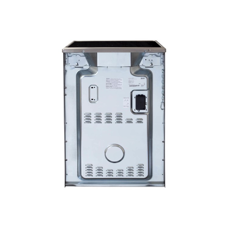 Amica 60cm Double Oven Electric Cooker with Ceramic Hob - Stainless Steel