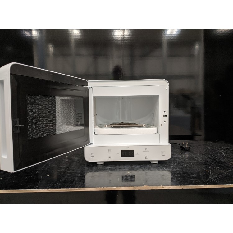 Refurbished Hotpoint MWHC1331FW Xtraspace Curve 13L Digital Solo Microwave White