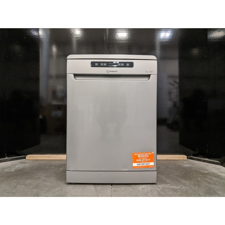 Refurbished Indesit DFC2B16SUK 13 Place Freestanding Dishwasher Silver