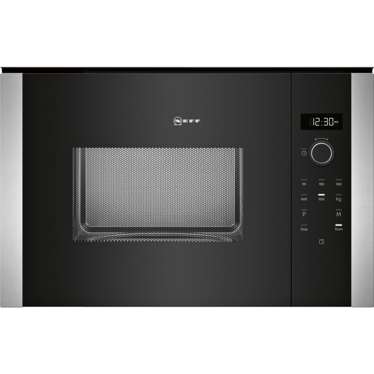 Refurbished Neff N50 HLAWD53N0B Built In 25L 900W Compact Microwave Oven Stainless Steel
