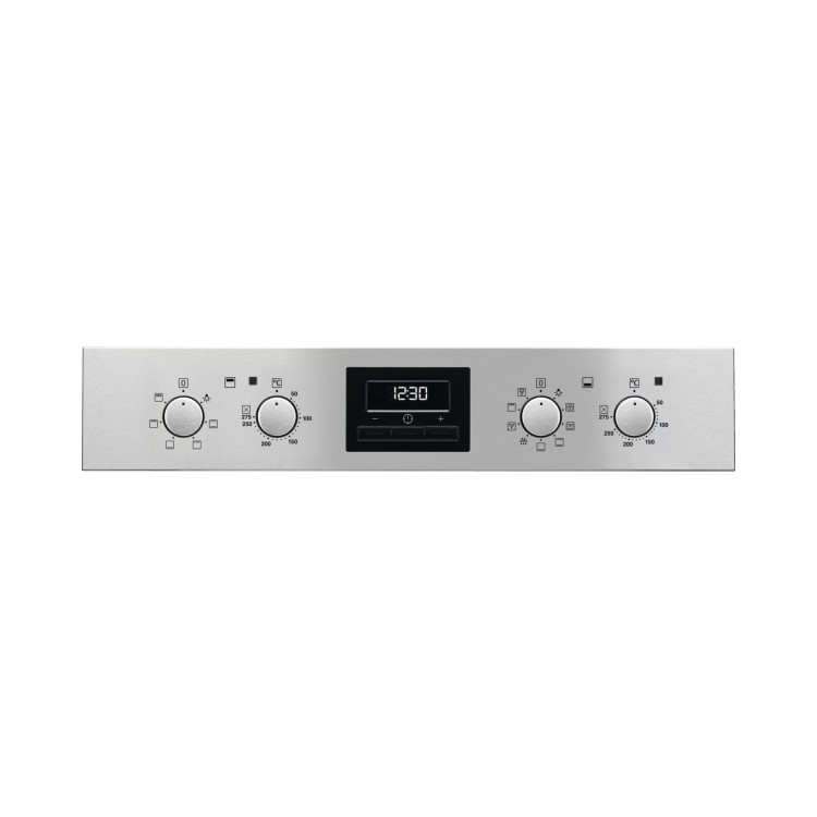 GRADE A2 - Zanussi ZOD35802XK Multifunction Electric Built In Double Oven - Stainless Steel