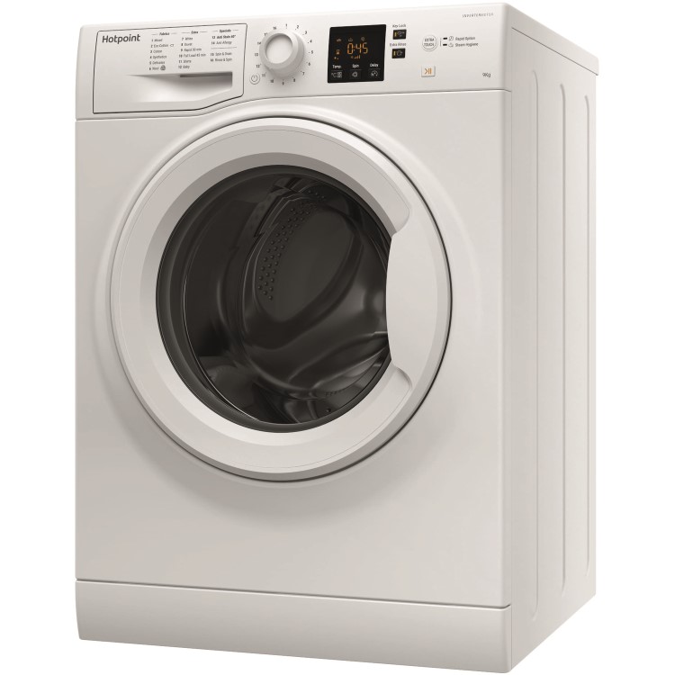 GRADE A2 - Hotpoint NSWM944CWUKN 9kg 1400rpm Freestanding Washing Machine - White